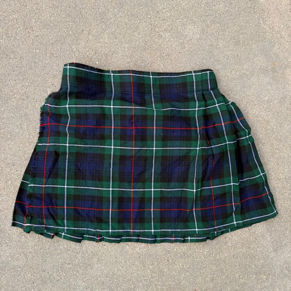ThriftyKilt Mackenzie Tartan Plaid Pleated Adjustable Hook Loop Kilt XL